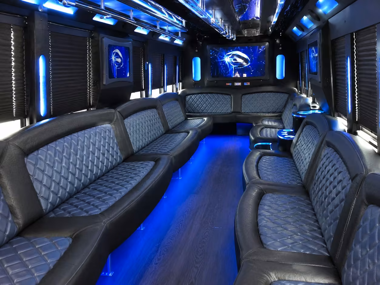 san antonio party bus interior